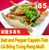 Cá bống trúng rang muối