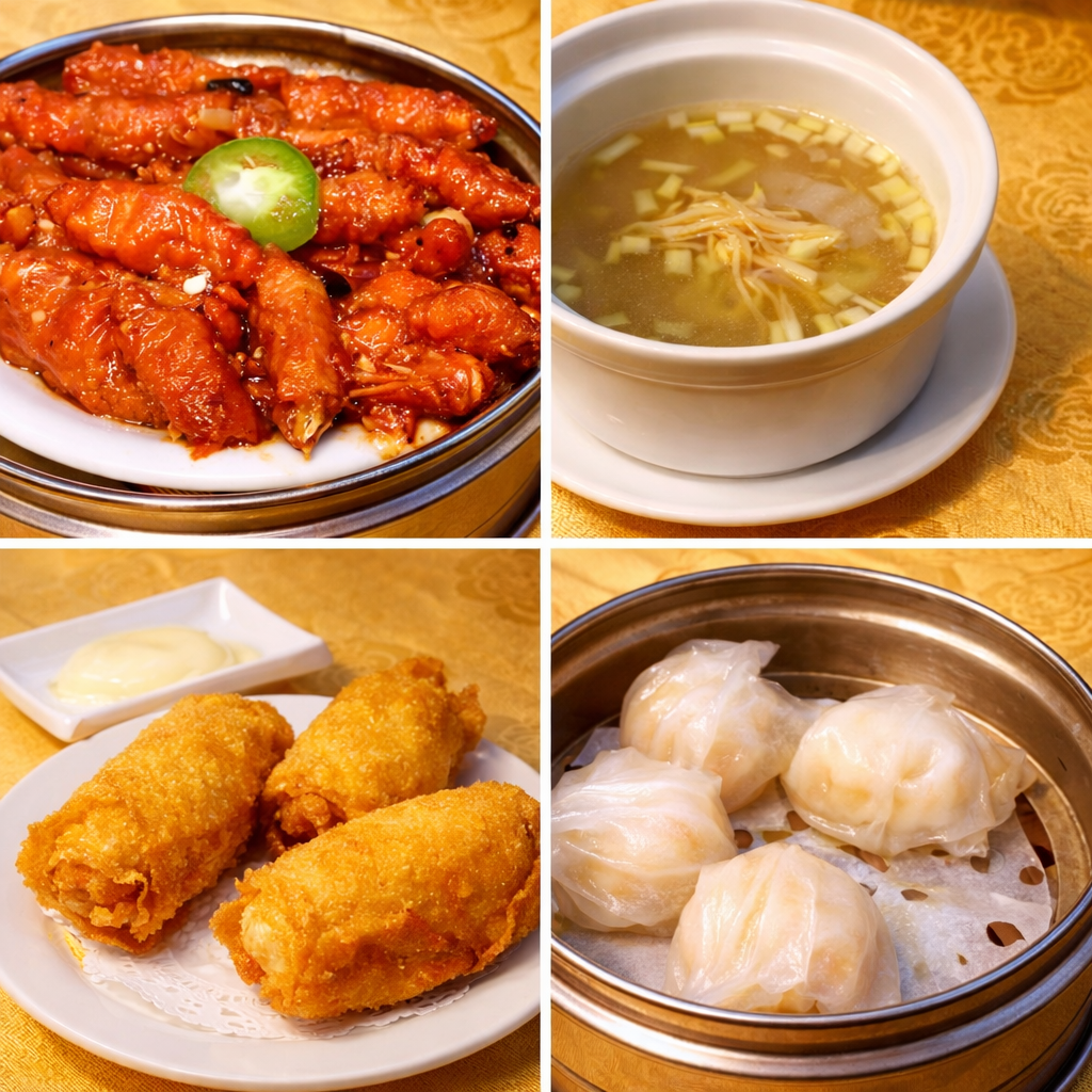 Chef preparing dim sum